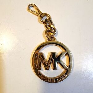 Michael Kors Gold Logo Keychain